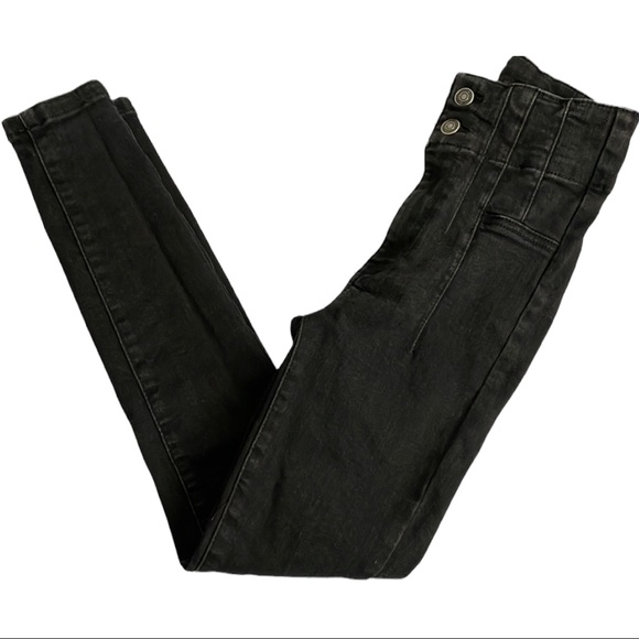 Free People We The Free Jayde Hi-Rise Skinny Jeans 25 - Picture 5 of 9